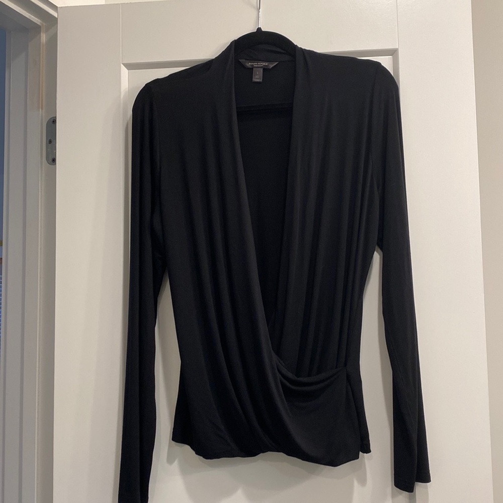 Banana Republic Threadsoft Wrap Top